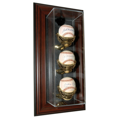 Caseworks International Three Baseball "Case-Up" Display