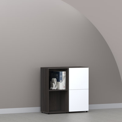 Nexera Allure 36" Storage Cabinet in Ebony