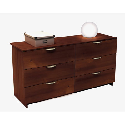 Nexera Nocce Truffle Double 6 Drawer Dresser