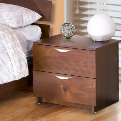 Nocce Truffle 2 Drawer Nightstand by Nexera -image