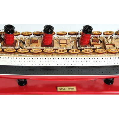 Old Modern Handicrafts Large Queen Mary Ship