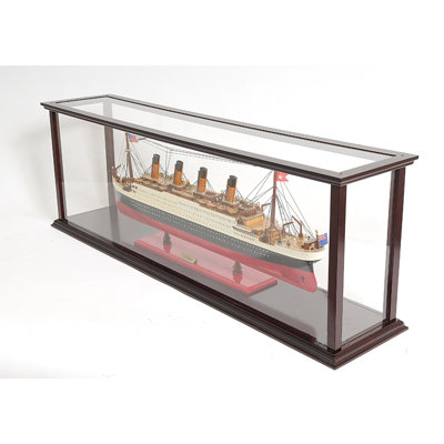Old Modern Handicrafts Display Case For Cruise Liner Mid