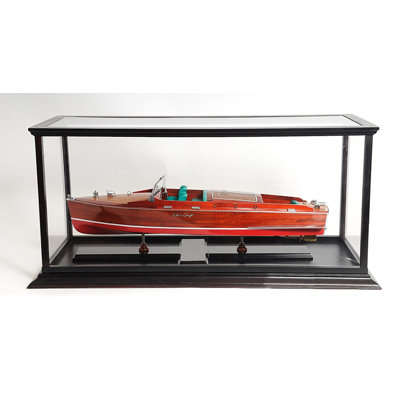 Old Modern Handicrafts Display Case For Speed Boat