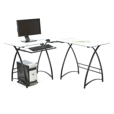 Home Loft Concept Alexa 6mm L-Shaped Computer Desk
