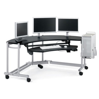 Anthro Fit Console Wrap Around Studio Computer Workstation