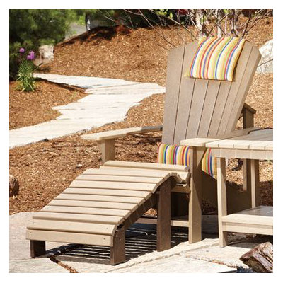 Generations Adirondack Chair and Ottoman with Cushions | Wayfair