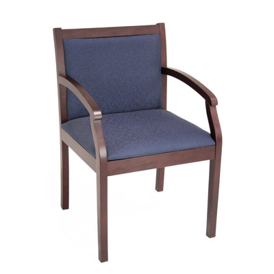 Regency Regent Wood and Fabric Guest Side Chair