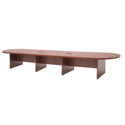 Regency Legacy Modular Cherry Laminate Conference Table with Center Grommets