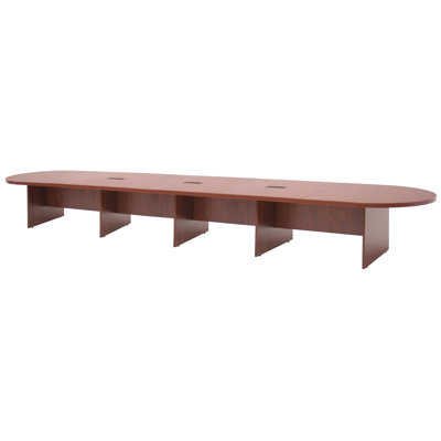 Regency Legacy Modular Cherry Laminate Conference Table with Center Grommets