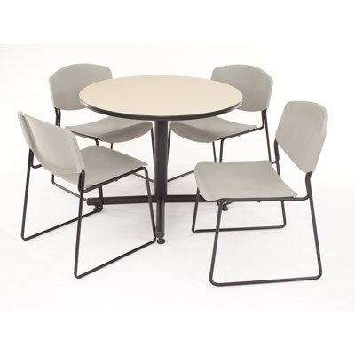 Regency Hospitality Four Zeng Chairs with Round Table