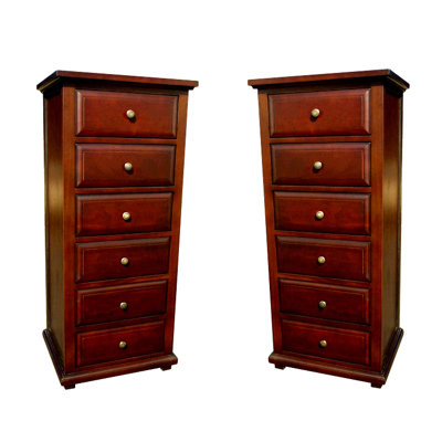 Java 6 Drawer Chest (Set of 2) by D-Art Collection -image