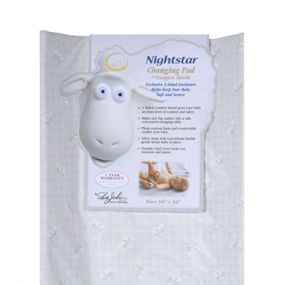 Serta Crib Mattresses Nightstar Changing Pad with Comfort Shield