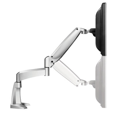 Workrite Ergonomics Ergonomics Poise Single Monitor Arm with C-Clamp and Grommet Mount