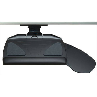 Workrite Ergonomics Banana-Board Keyboard Tray and Mouse Platform with Single Adjustable Arm