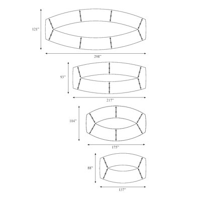 Artifort Casus Composition Conference Table - Barrelform by Toine van den Heuvel
