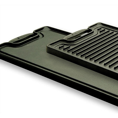Emerilware by All Clad Cast Iron 20" Reversible Grill and Griddle