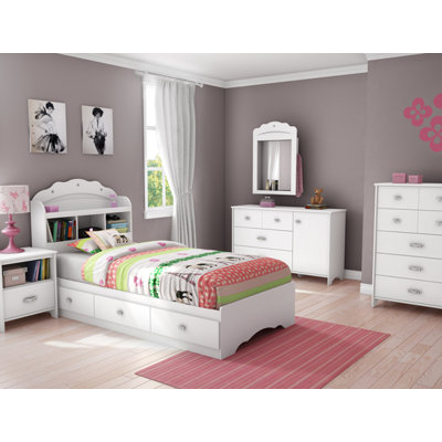 South Shore Tiara Twin Bookcase Headboard