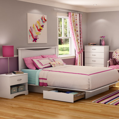 Step One Queen Platform Bed by South Shore -image