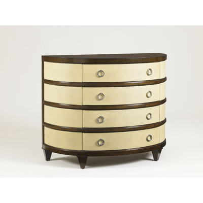 Demilune 4 Drawer Dresser by Aquarius Furniture -image