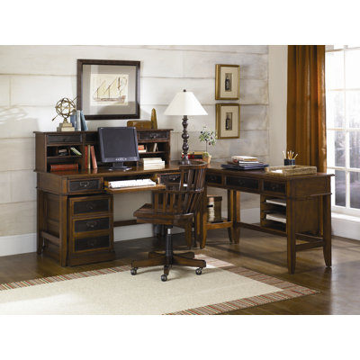 Hammary Mercantile 14" H x 54" W Desk Hutch