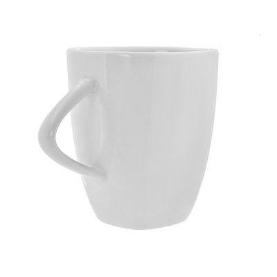 Ten Strawberry Street White Triangle Mug