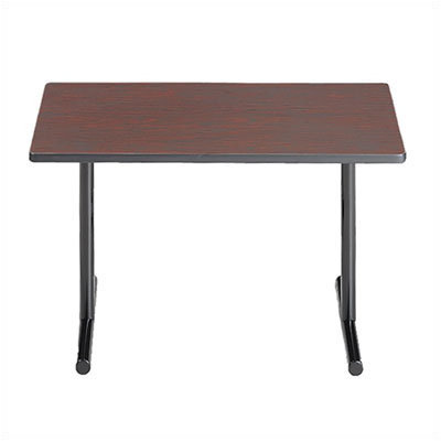 ABCO Smart Tables: 30" x 48" Thermofused Melamine Rectangle and Trapezoid Conference Table