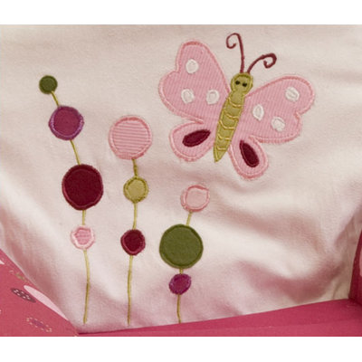 Lambs & Ivy Raspberry Swirl Kid's Recliner