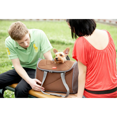 Teafco Argo Pet Avion Medium Airline Approved Carrier in Chocolate Brown