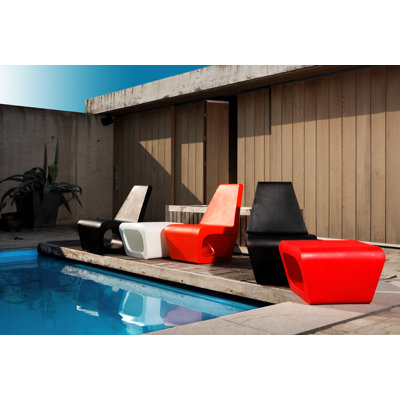 Quinze & Milan Jellyfish Rocking Side Chair and Ottoman