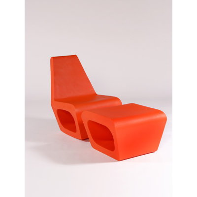 Quinze & Milan Jellyfish Rocking Side Chair and Ottoman