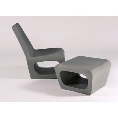 Quinze & Milan Jellyfish Rocking Side Chair and Ottoman