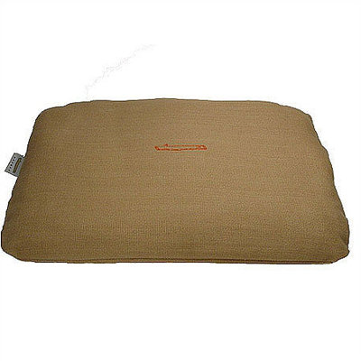 Rectangular Pet Bed Cover and Mattress Set in Burlap