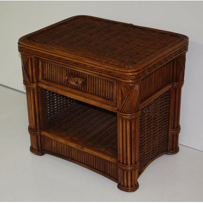 Barbados 1 Drawer Nightstand by ElanaMar Designs -image