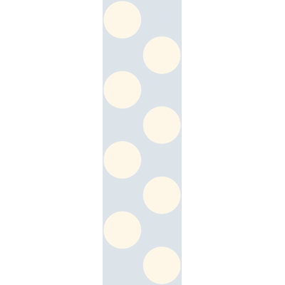 WallCandy Arts Polka Dot Wallpaper in Blue and Almond