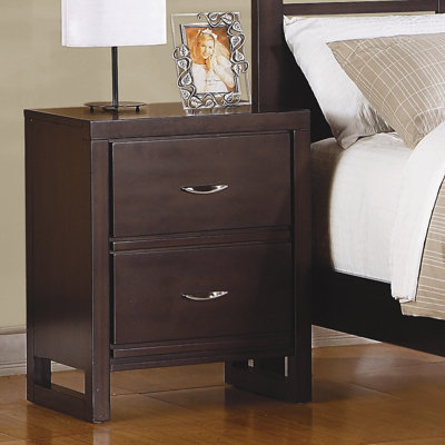 Paula II 2 Drawer Nightstand by Woodbridge Home Designs -image