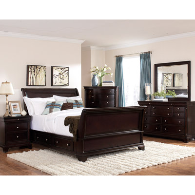 Inglewood Sleigh Bed by Woodbridge Home Designs -image