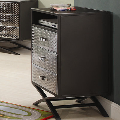 Spaced Out 3 Drawer Chest by Woodbridge Home Designs -image
