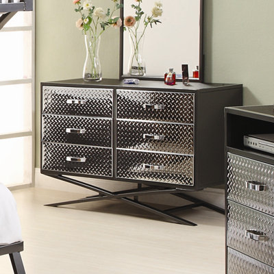 Spaced Out 6 Drawer Dresser by Woodbridge Home Designs -image