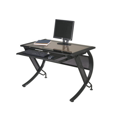OSP Designs Horizon Computer Desk with Keyboard Tray