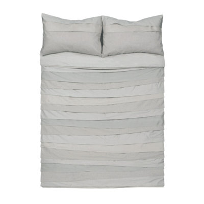 Blissliving Home Belgravia Duvet Set in Dove Grey