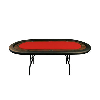 BBO Poker UPT Junior Eight Player Poker Table in Red