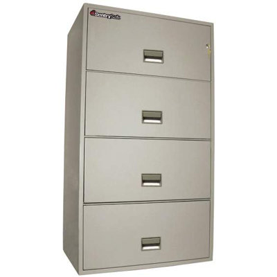 Sentry Safe 1 Hr Fireproof Key Lock 4 Drawer Letter File Safe