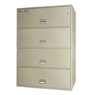 Sentry Safe 1 Hr Fireproof Key Lock 4 Drawer Letter File Safe