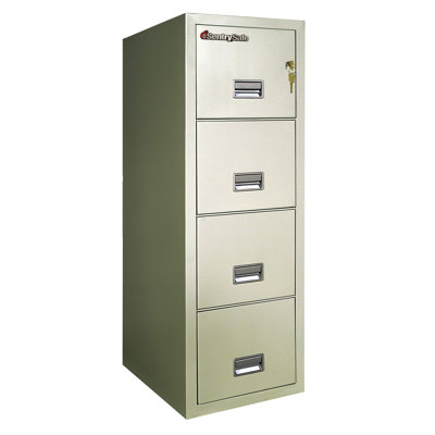Sentry Safe 2 Hr Fireproof Key Lock 4 Drawer Letter File Safe