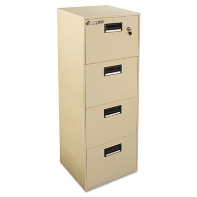 Sentry Safe 1 Hr Fireproof Key Lock 4 Drawer File Safe