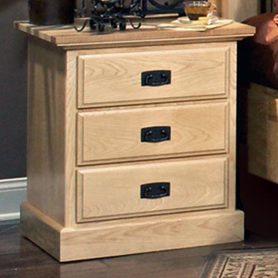 Amish Highlands 3 Drawer Nightstand by A-America -image