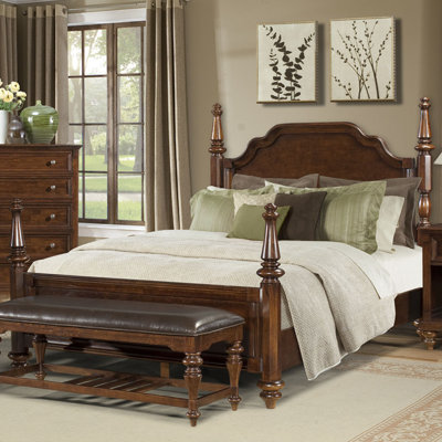 Reedsport Panel Bed by A-America -image