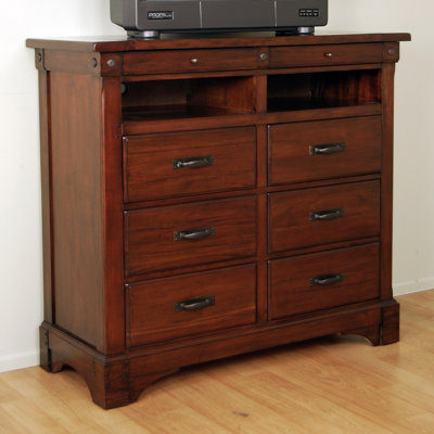 Kalispell 6 Drawer Media Chest by A-America -image