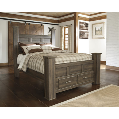 Juararo Four Poster Storage Bed by Signature Design by Ashley -image