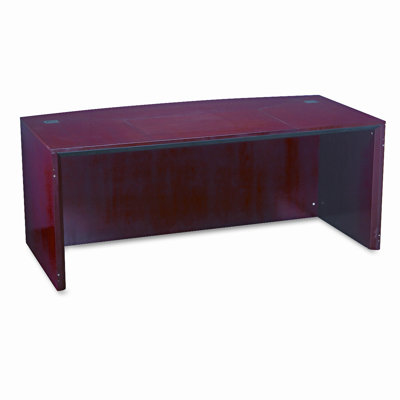Mayline Group Corsica Series Bow Front Executive Desk Top